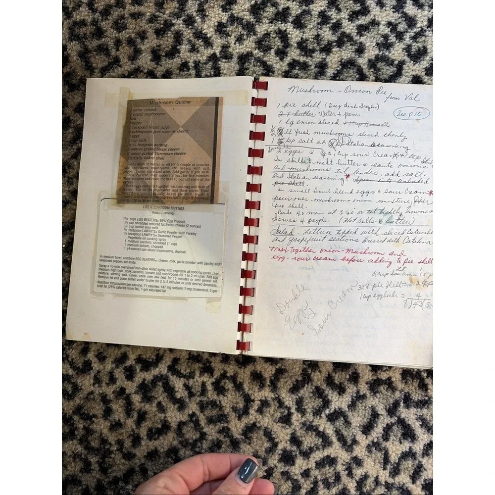 Jaynehawk Journal vtg cookbook 1972 VII Corps Wives Kelley Barracks Germany‎